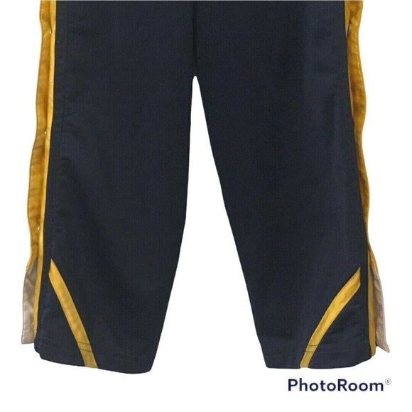 Cheetah Boys Track Pants Size S 4 Leg Snaps Blue Gold - Picture 9 of 11